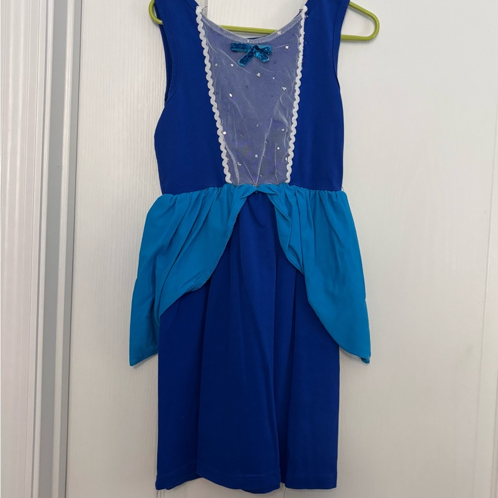 Girls Blue Princess Dress